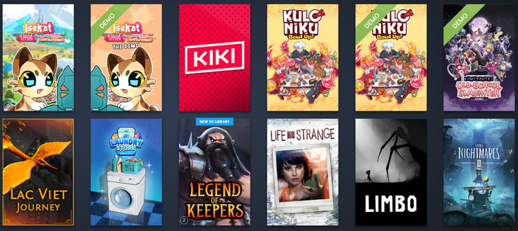 Isekat | Kiki | Kulo Niku : Bowl Up! | Lac Viet Journey | Laundry Store Simulator | Legends of keepers | Life Is Strange | LIMBO | Little NIghtmamres 2